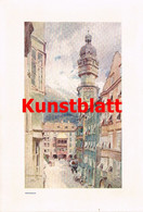 D101 166 E.H.Compton Innsbruck Tirol Kunstblatt 1908 !!! - Autres & Non Classés