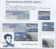 Ross Dependency 2012 Definitives / Landscapes 5v + M/s ** Mnh (RS151C) - Nuevos