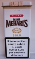 AGIO FILTER MINI MEHARI'S SIGARI METAL SCATOLA ITALY - Caves à Cigares Vides