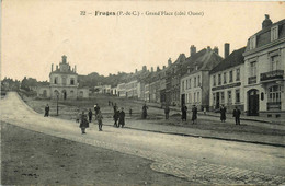 Fruges * La Grand Place , Côté Ouest Commerce Magasin LEDUCQ COQUEMPOT - Fruges