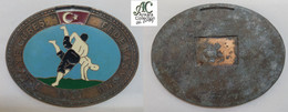 AC - TURKISH WRESTLING FEDERATION MEDALLION - Abbigliamento, Souvenirs & Varie