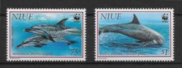 Thème Animaux - W.W.F. - Dauphins - Niue - Timbres Neufs ** Sans Charnière - TB - Unused Stamps