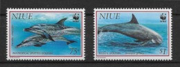 Thème Animaux - W.W.F. - Dauphins - Niue - Timbres Neufs ** Sans Charnière - TB - Neufs