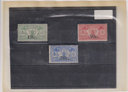 NOUVELLES- HEBRIDES-LOT TP N°73/75 X- TTB  1924-10-30-50 C. - Used Stamps