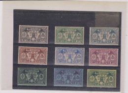 NOUVELLES- HEBRIDES-SERIE TP N°91/99-X- TB- 1925 - Unused Stamps