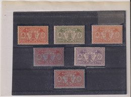 NOUVELLES- HEBRIDES-Légende Anglaise Et Francaise-LOT TP N° 32/37- X-TTB  1911 - Unused Stamps