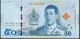 THAILAND P136e 50 BAHT 2018 #OF Issued 2021 Signature 90 UNC. - Thaïlande