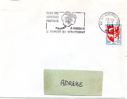 AISNE - Dépt N° 02 = ST QUENTIN Ppal 1969 = FLAMME Codée = SECAP Multiple ' PENSEZ à INDIQUER NUMERO DEPARTEMENT - Code Postal