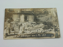 Nr. 23 Cpa/Ak Luxemburg  Fliegerangriff Auf Differdingen Vom 5 Mai 1917 Post. Gel. 11.5.17 - Differdingen