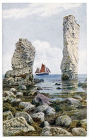 ARTIST : A. R. QUINTON - SWANAGE, OLD HARRY ROCKS - Quinton, AR