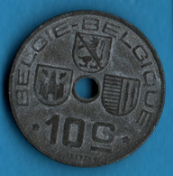 BELGIE BELGIQUE 10 CENTIMES 1941 KM# 126 Léopold III - 10 Cents