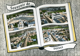CARTE 4 VUES SOUVENIR DE DOZULE - Vue Panoramique Des H.L.M. - Eglise - Vue Générale - Vue Panoramique - Sonstige Gemeinden