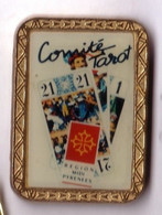 D68 Pin's Carte Cartes Jeux De Comité Tarot Midi Pyrénées à Toulouse Superbe Qualité MAGIE Achat Immédiat - Jeux