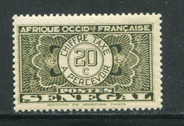 SENEGAL- Taxe Y&T N°25- Neuf Avec Charnière * (gomme Altérée) - Timbres-taxe