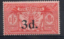 Nouvelles HEBRIDES Timbre Poste N°78* Neuf Charnière TB Cote 10.00€ - Unused Stamps