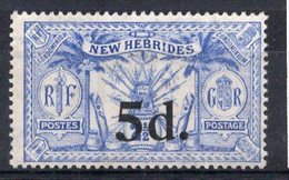 Nouvelles HEBRIDES Timbre Poste N°79* Neuf Charnière TB Cote 25.00€ - Unused Stamps