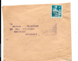 Préo 4F Gerbe Sur Enveloppe - 1953-1960