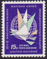 NATIONS UNIES  ( New York)  - Symbole De L'oiseau - Luftpost