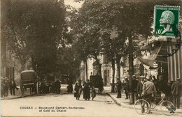 Cognac * Le Boulevard Denfert Rochereau * Le Café Du Chalet * Automobile Voiture Ancienne - Cognac