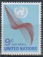 NATIONS UNIES  ( New York)  - Emblème Et Aile Stylisée - Luftpost