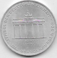 Allemagne - 10 Mark 1991 - Argent - Commémoratives