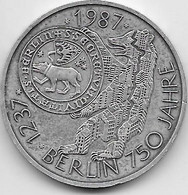 Allemagne - 10 Mark 1987 - Argent - Gedenkmünzen