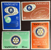 Vanuatu 1980 Convention Rotary MNH - Vanuatu (1980-...)