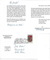 2007s: Autograph Bad Goisern 1980, Schulbrüder Stephaneum, über Christkindl Weihnachtsgruß Verschickt - Bad Goisern