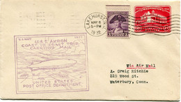 ETATS-UNIS ENTIER POSTAL AVEC AFFR COMPL + CACHET ILLUSTRE " U.S. NAVY 1932 U.S.S. AKRON COAST TO TRIP CARRYING MAIL..." - Sonstige & Ohne Zuordnung