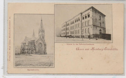 2000 HAMBURG - EIMSBÜTTEL, Schule In Der Schwenckestrasse, Apostelkirche, Ca. 1900 - Eimsbüttel