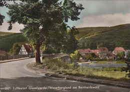 D-34399 Oberweser - Gieselwerder - Weserbergland - Straßenansicht Mit Brücke - Nice Stamp - Bad Karlshafen