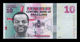 Suazilandia Swaziland 10 Emalangeni 2015 Pick 41 SC UNC - Swasiland