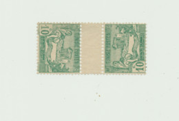 Tunisie N°76a - Paire Tête-bêche Interpanneau - Neufs ** Sans Charnière  Sur Timbres  Charniere  Sur Interpanneau - Unused Stamps