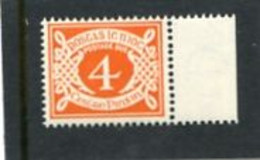 IRELAND/EIRE - 1971  POSTAGE DUE  4p  ORANGE  WMK E   MINT NH  SG D18 - Timbres-taxe