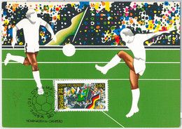 51365 - BRAZIL  - POSTAL HISTORY -  MAXIMUM CARD -  Sport FOOTBALL  1974 - Tarjetas – Máxima