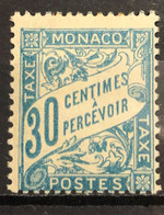 Monaco 1905-1909, Taxe, N° 6, Neuf, Joli Timbre, Voir Description - Portomarken