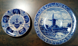 Édition Limitée : Assiette Bleue Originale Delft Et Assiette Similaire Bleue Delft/ Limited Edition: Original Delft - Delft (NLD)