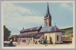 74-1709 - Carte Postale Haute Savoie (74) - THORENS - L'Eglise Et Le Monument Aux Morts - Thorens-Glières