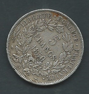 France  France 5 Francs 1850 A Silver Silver   Pic 6304 - 5 Francs