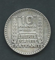 1929 10 FRANCS TURIN ARGENT FRANCE // SILVER  Pic 6404 - 10 Francs