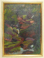 Emili Armengol I Gall (Terrassa 1911-1976) Oleo / Tablero 15,5x22 Cms. Firmado Y Fechado 55. - Olii