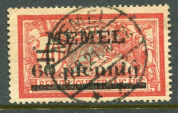 MEMEL 1920  Overprint 60 Pf. On France 40 C. Used.  Michel 24 - Klaipeda 1923