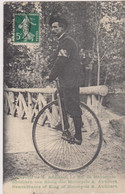 Souvenir De A. Audibert, Le Roi Du Monocycle - Personnage Nommé - Radsport