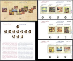 Canada Sc# 1559-1561 MNH Set/3 Souvenir Sheet (in Folder W/booklet) 1995 43c Group Of Seven - Ongebruikt