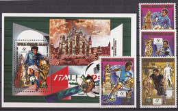 Soccer World Cup 1990 - Football - MALAGASY - S/S+Set MNH - 1990 – Italie