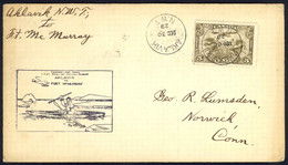 Canada Sc# C1 First Flight Cover (a) (Aklavik, NWT>Fort McMurray,Alta) 1929 12.30 - Premiers Vols
