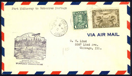 Canada Sc# C1, 163 First Flight Cover (Fort McMurray,Alta>Embarras Portage,Alta) 1931 12.17 - Eerste Vluchten