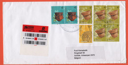 ARGENTINA - 2007 - 8 Stamps - Registered - Viaggiata Da Buenos Aires Per Schilde, Belgium - Covers & Documents