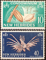 R2269/469 - 1965 - COLONIES FR. - NOUVELLE HEBRIDES - N°219 Et 221 NEUFS** - Nuevos