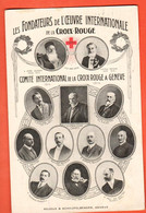 ZHL-10 Fondateurs De L'oeuvre Internationale De La Croix-Rouge à Genève . Circulé 1915 Vers La France - GE Genève